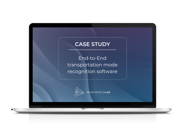 End-to-End transportation mode recognition software