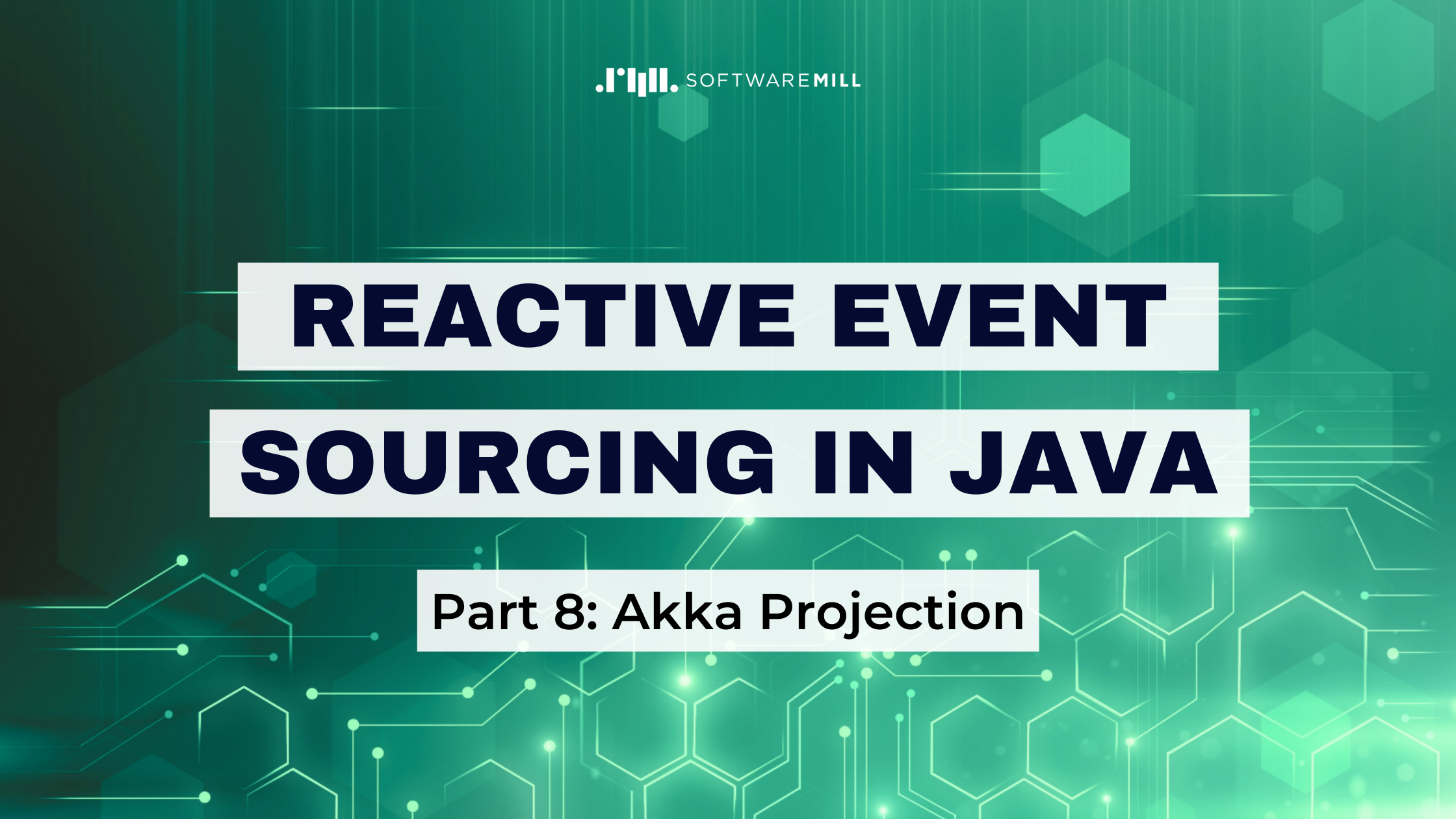 Reactive Event Sourcing in Java, Part 8 Akka Projection