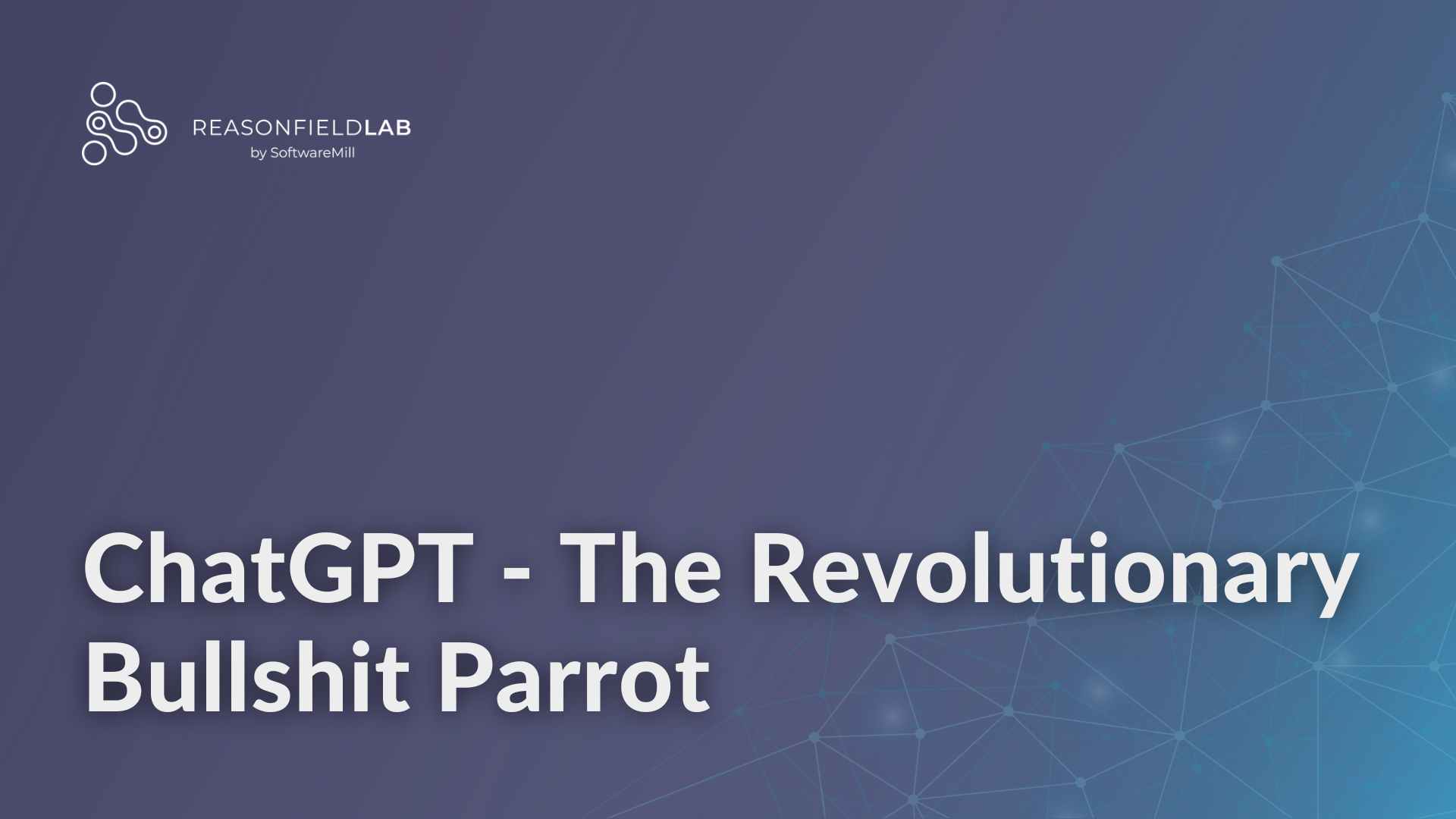 ChatGPT - The Revolutionary Bullshit Parrot webp image