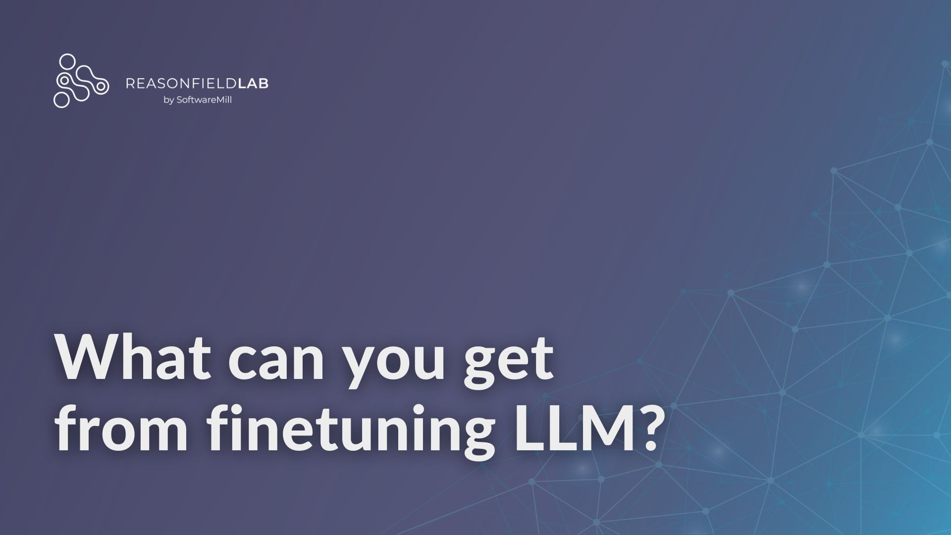 What can you get from finetuning LLM? webp image