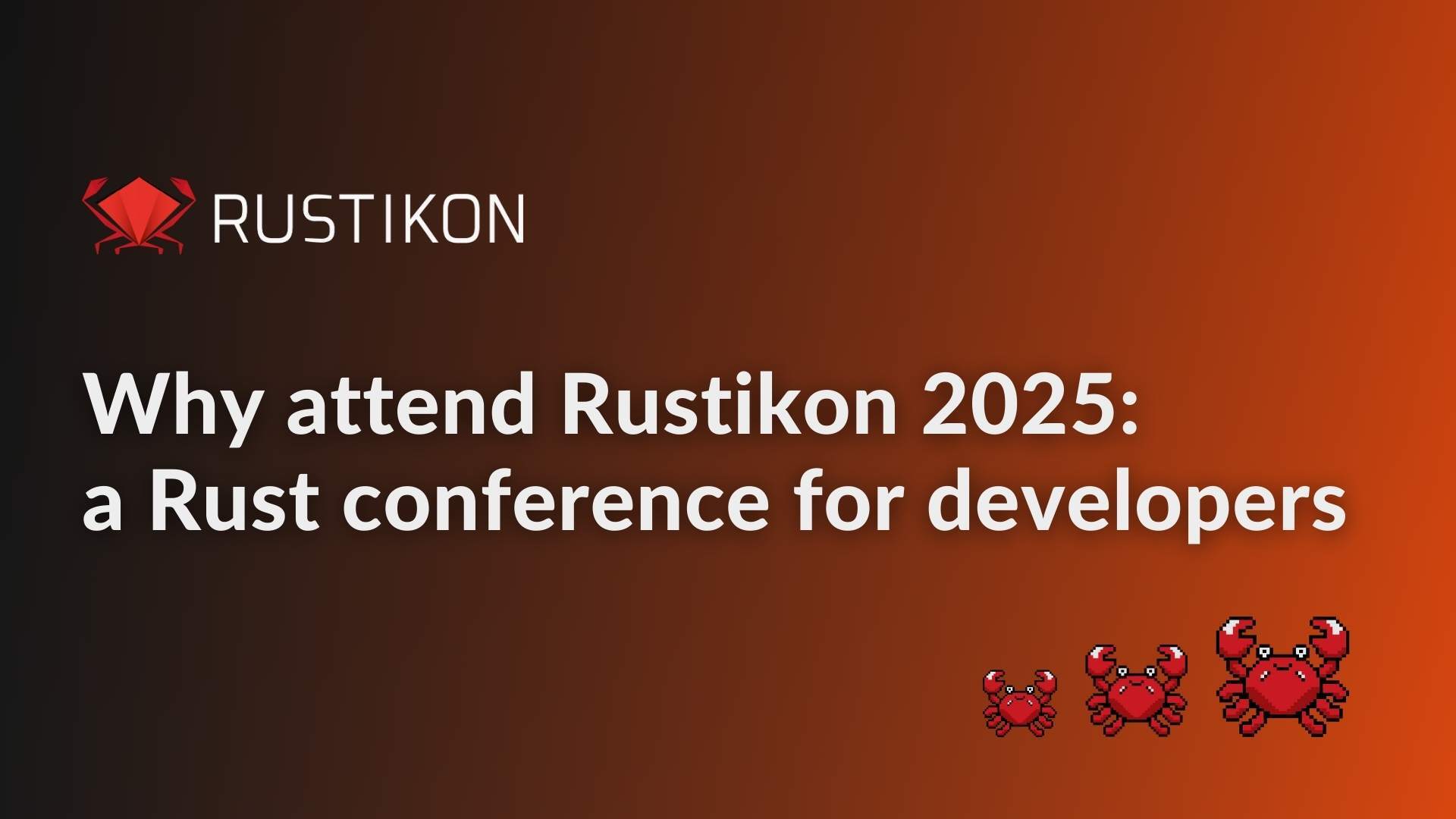 Why attend Rustikon 2025: a Rust conference for developers webp image