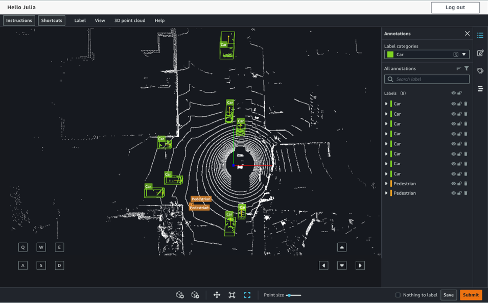 sagemaker ground truth for LIDAR