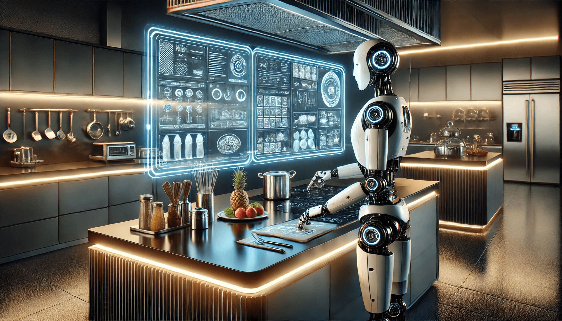 robot in the kitchen