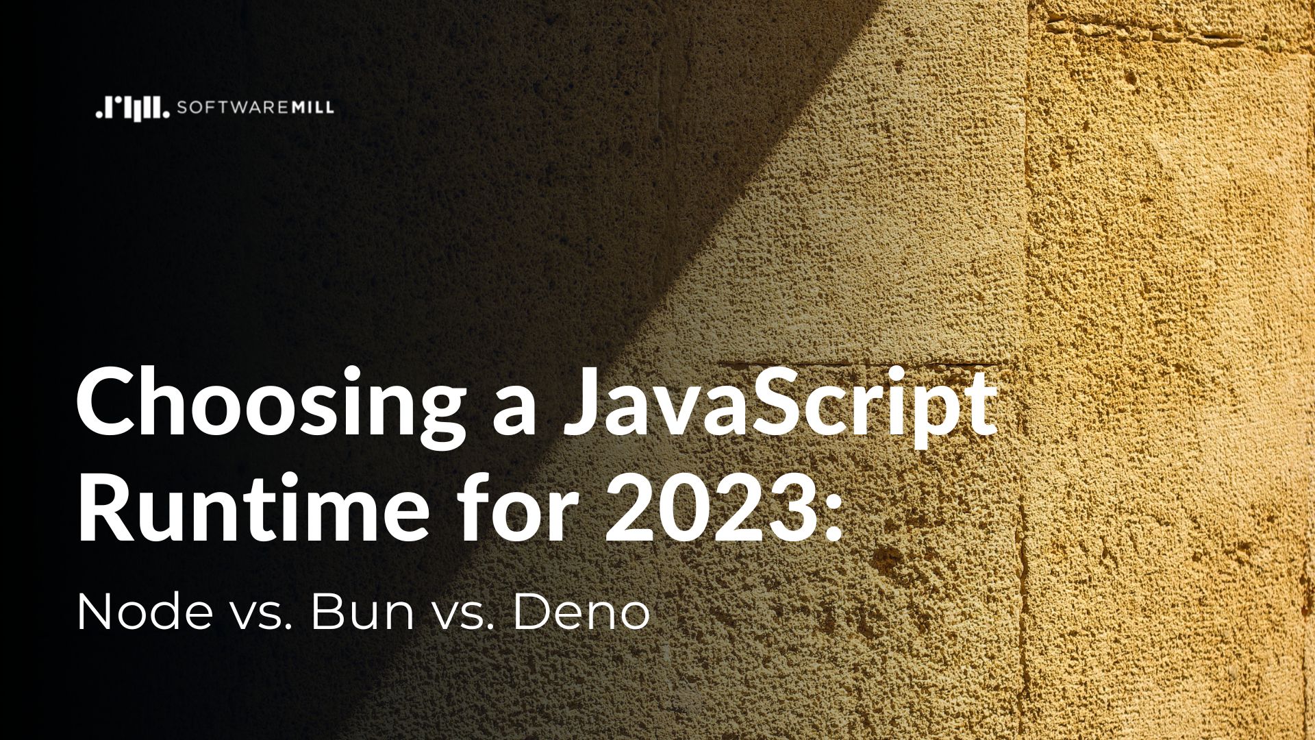 Choosing a JavaScript Runtime for 2023: Node vs. Bun vs. Deno webp image