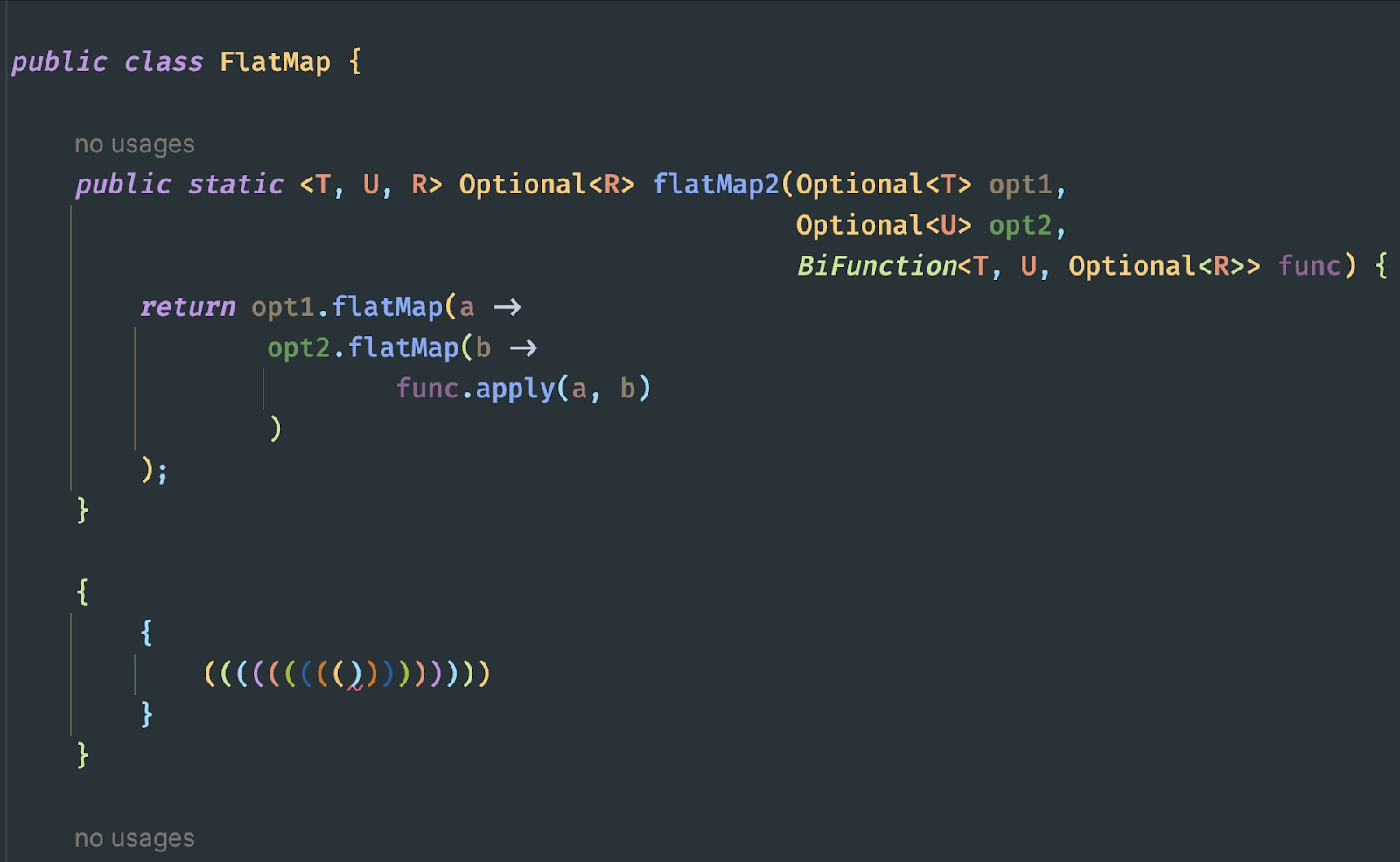 Rainbow Brackets plugin