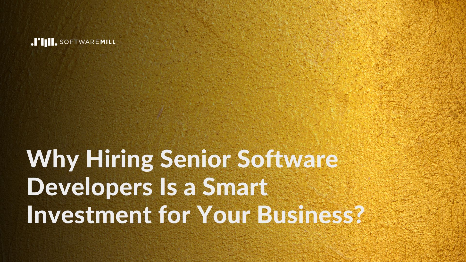 Why Hiring Senior Software Developers Is a Smart Investment for Your Business? webp image