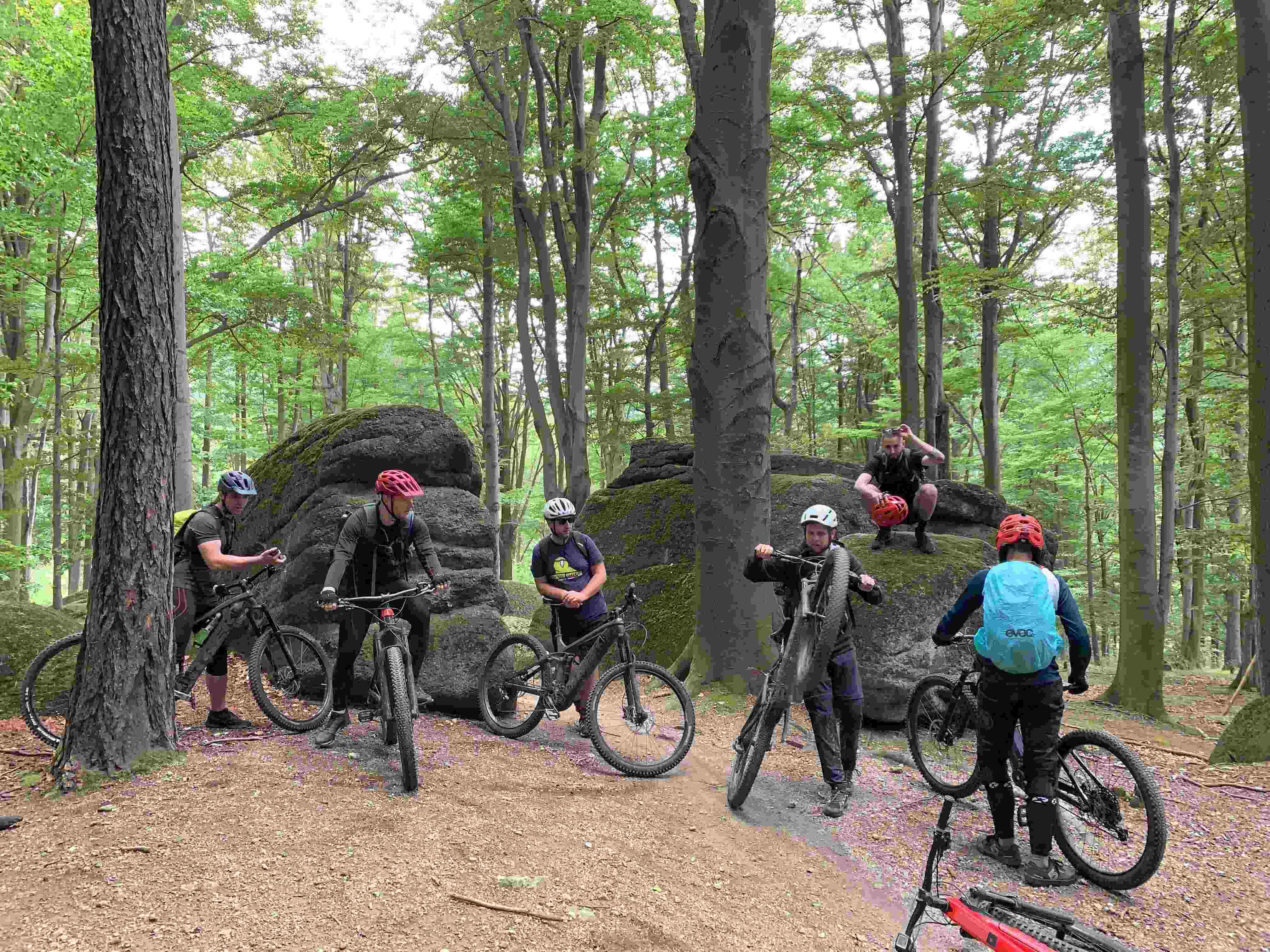 SML team on a bike trip