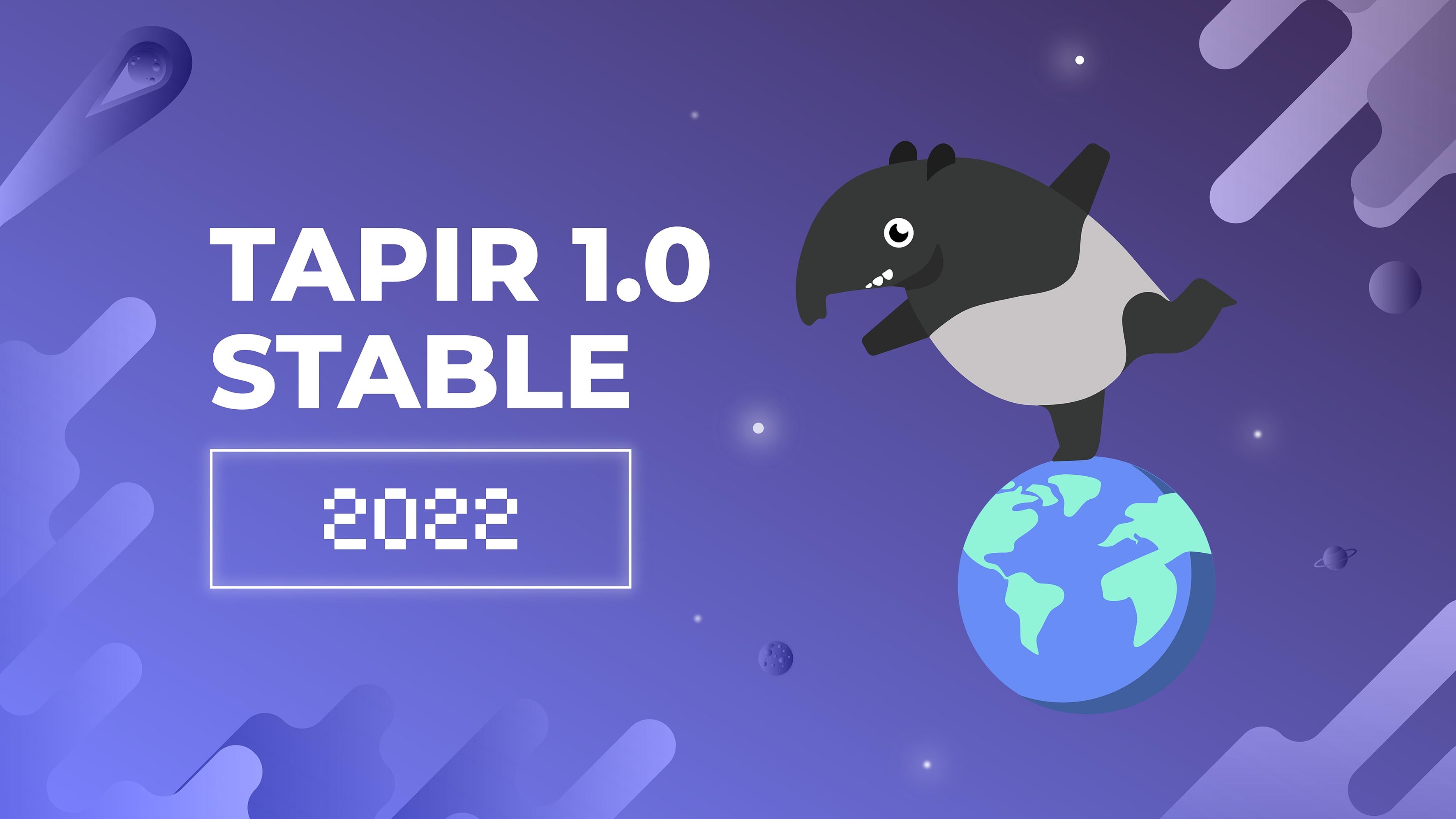 Tapir 1.0 released webp image